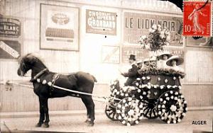 ALGER - BATAILLE DE FLEURS5- 1909
